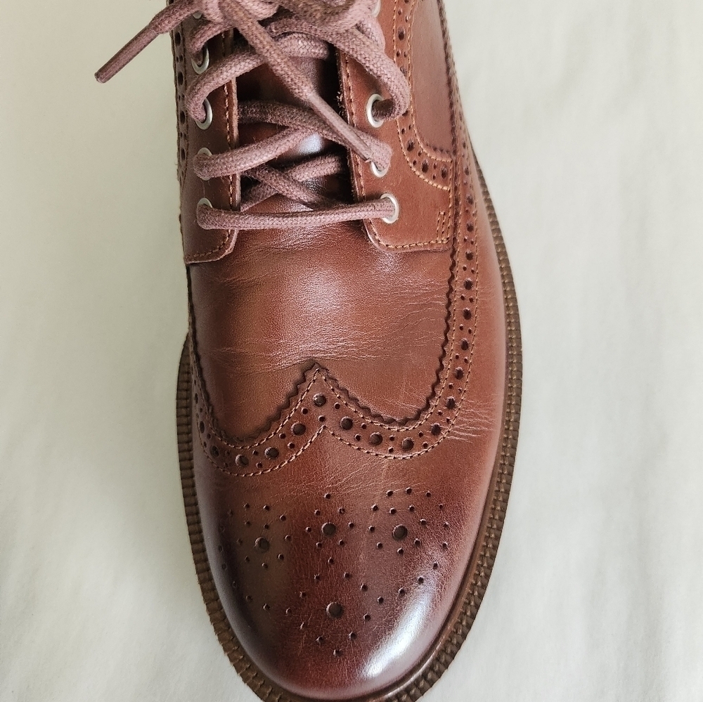Cole Haan Men's American Classics Longwing Oxfords Brown 10.5 M work Careerwear - Picture 12 of 13